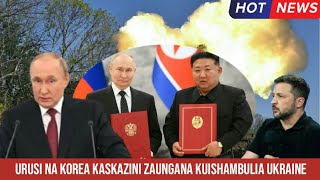 KOREA KASKAZINI YAINGILIA VITA YA URUSI NA UKRAINE NA KUHAIDI KUTUMIA SILAHA ZA NYUKLIA KUSINI [upl. by Adamina]