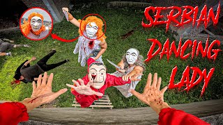 MONEY HEIST vs SERBIAN LADY DANCING ESCAPE IN REAL LIFE 190 HORROR PARKOUR POV [upl. by Yllier]