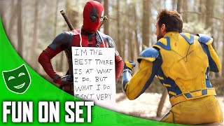 DEADPOOL amp WOLVERINE  Fun Moments with Ryan Reynolds and Hugh Jackman [upl. by Homerus562]