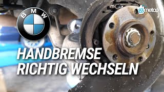 BMW E60 Handbremse wechseln und einstellen  BMW Klimaanlage kühlt nicht richtig befüllen [upl. by Lairbag]