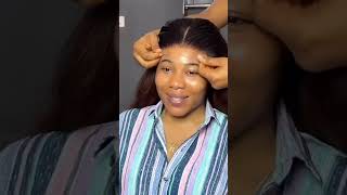 5x5 Closure Wig install 🦋wiginstall hair hairgoals frontal asmr baddie hairtutorial [upl. by Foy]