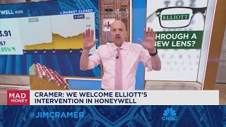 Cramer We welcome Elliotts intervention in Honeywell [upl. by Claudianus]