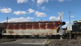 GE E Bell at Joy Street SR 2059 Railroad Crossing Fayetteville NC [upl. by Nilo]