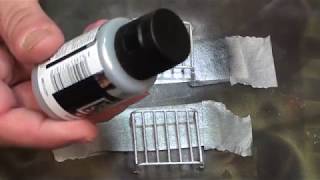 Tutorial  Chroming Metal Parts for a Model with Metal Colors from Vallejo [upl. by Inavoig]