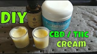 Easy DIY CBD THC Infused Cannabis Cream  Legal CBD Pain Relief Topical [upl. by Jahdol448]