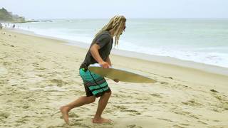 HOW TO SKIMBOARD W World Champion Skimboarder Austin Keen  One Step Drop [upl. by Icaj]