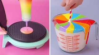 Top Amazing Rainbow Cake Decorating Recipes For All the Rainbow Cake Lovers  Perfect Colorful Cake [upl. by Adriel]