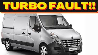 Renault master loss of power and check injection light turbo failure common fault also Movano 2013 [upl. by Katlin]