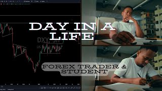 Day In A Life Of A College Forex Trader  Exposing a Profitable Trading Secret [upl. by Leia]