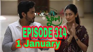 Niyoror Phool Today Episode 314  niyoror phool today episode  niyoror phool 1 january [upl. by Yendis754]