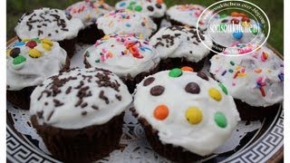 Cupcake au chocolat MuffinsChocolate CupcakesSousoukitchen [upl. by Bishop]