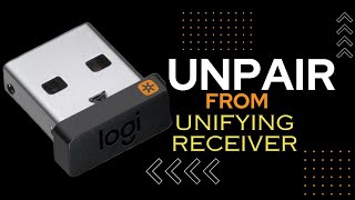 How to Unpair a Device from Logitech Unifying Receiver  2 Methods [upl. by Eirised]