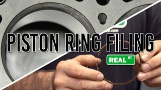 Jays Tech Tips 47 Piston Ring Filing  Real Street Performance [upl. by Shaina]