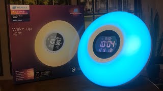 HEYAXA Sunlight Alarm Clock Wake up Light Alarm Clock [upl. by Varian]