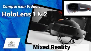 Microsoft HoloLens 2 and 1 Comparison Video [upl. by Vaules]