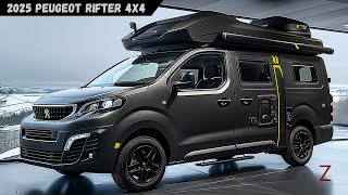 New 2025 Peugeot Rifter 4x4 Launched quotThe Best Compact Camper Vanquot [upl. by Eirok]