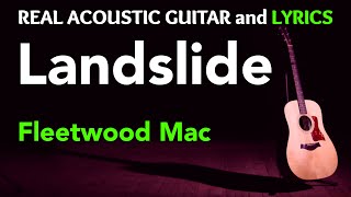 Landslide  Fleetwood Mac  Acoustic Karaoke [upl. by Akinehs676]