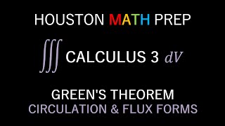 Greens Theorem Circulation amp Flux Forms with Examples [upl. by Martha]