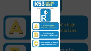 K53 Learners Test South Africa Road Signs Quiz 11 k53test roadsafety [upl. by Franzoni516]