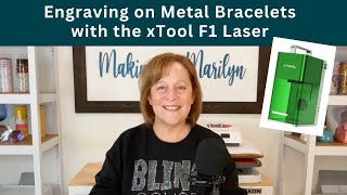 Engrave on Metal Bracelets with the xTool F1 Laser [upl. by Kelila]