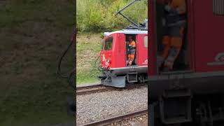 Ge 44 I im Bahnhof Filisur zug train trainspotting [upl. by Assyn]