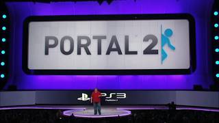 E3 2010 Portal 2 surprise announcement at Sonys press conference [upl. by Aivin]