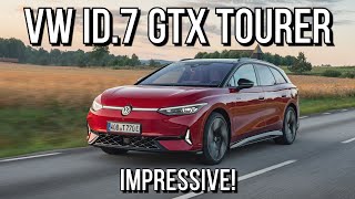 VW ID7 GTX TOURER  FIRST DRIVE amp IMPRESSIONS  REVIEW  WILL MAKE THE EVCARFAMILY VERY HAPPY [upl. by Coreen]