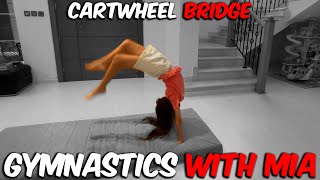 Gymnastics challenge from cartwheel into bridge and back [upl. by Gussie]