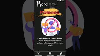 polemic meaning englishlanguage vocubulary english quiz [upl. by Camp]