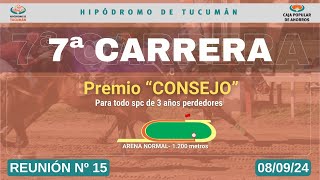 7ma Carrera  Premio quotCONSEJOquot  1200 metros [upl. by Marylynne226]