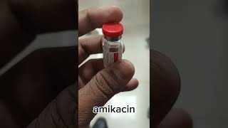 Amikacin injection antibiotics infection bacteria pharmacy doctor medicinetreatment shorts [upl. by Nikolaos486]