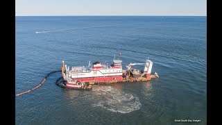 Moriches Inlet Dredging Project 111118 [upl. by Sel]