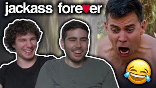 JACKASS FOREVER TRAILER REACTION 😂 Jackass 4 Official  Johnny Knoxville SteveO [upl. by Earla]