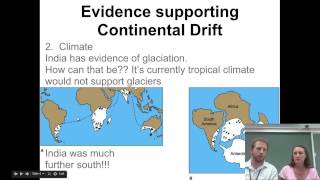 Plate tectonics video1 Wegeners Evidence [upl. by Loux]