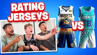 I made 64 CUSTOM NBA JERSEYS and Had my Friends RANK Them [upl. by Fosdick]