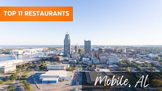 Top 11 Restaurants In Mobile AL [upl. by Oah]