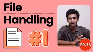 File Handling in C part  1  CProgramming Ep35  Tamil  code io [upl. by Liagibba]