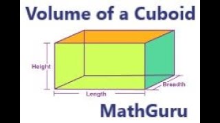 Volume of a Cuboid  3D Shapes [upl. by Zora]