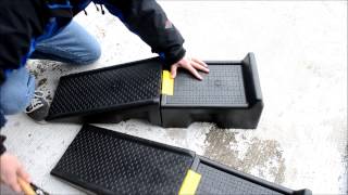 Magnum 16000 Automotive Ramp System Revew Harbor Freight Tools [upl. by Stephen]