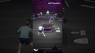 Killer swerve ☄️ WTTFrankfurt TableTennis [upl. by Besse]