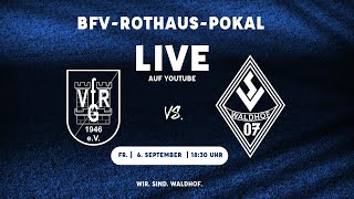 bfvRothaus Pokal  Viertelfinale  VfR Gommersdorf  SV Waldhof [upl. by Ardnaeed]