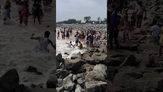 Digha sea beach water waves 🌊⛱️  beautiful weather 🌞🌤️🌈  shortvideo dighaseabeach viralshorts [upl. by Able]