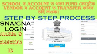 School ৰ fund কেনেকৈ transfer কৰিব Canara bank vendor payment SNACNA account fund transfer [upl. by Culosio750]