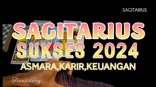 SUKSES ZODIAK SAGITARIUS 2024🔥tarot2024 [upl. by Enilada]