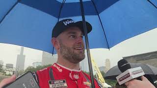 Shane van Gisbergen Speaks After Crashing Out of Chicago Street Race [upl. by Evod]