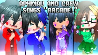 quot🎤quotAphmau and crew sings quotArcadequot💜Aphmau💜Gacha meme✨✨✨ [upl. by Imre]