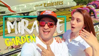 Dubai Miracle Garden 2018  Dubai Vlogger  Tour Travel Tips [upl. by Ralli]