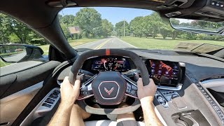 2023 Chevrolet Corvette C8 Convertible 3LT 70th Anniversary POV Drive Impressions and ASMR [upl. by Hakilam876]