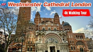 Walking London  Westminster Cathedral [upl. by Nosreffej76]