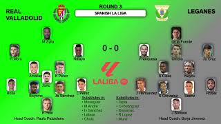 Spanish La Liga Games Formations and Statistics Round 3 [upl. by Nikolaos276]